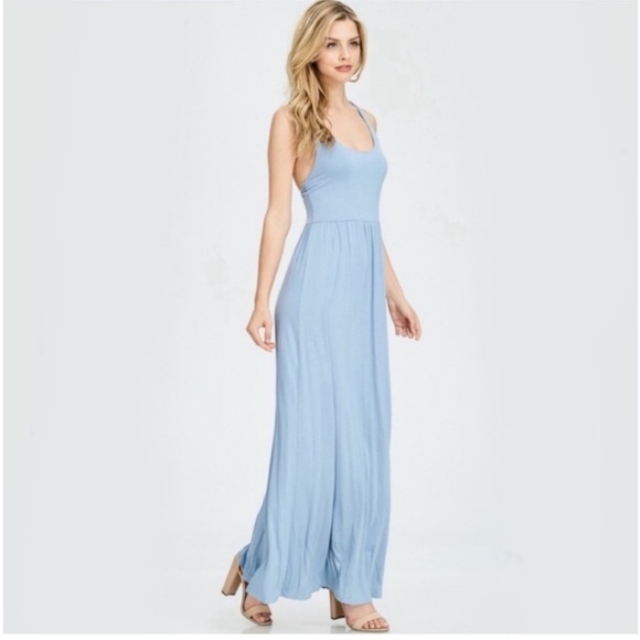 Blue Maxi Dress - Picture 6 of 7